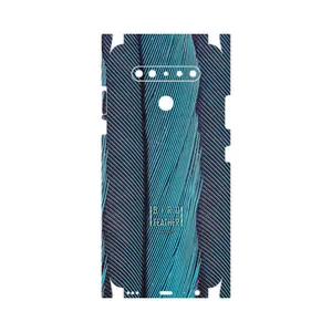 MAHOOT Turquoise feathers-FullSkin Cover Sticker for LG K41s