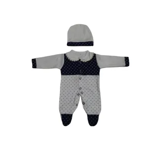 ست سرهمی و کلاه نوزادی مدل 780