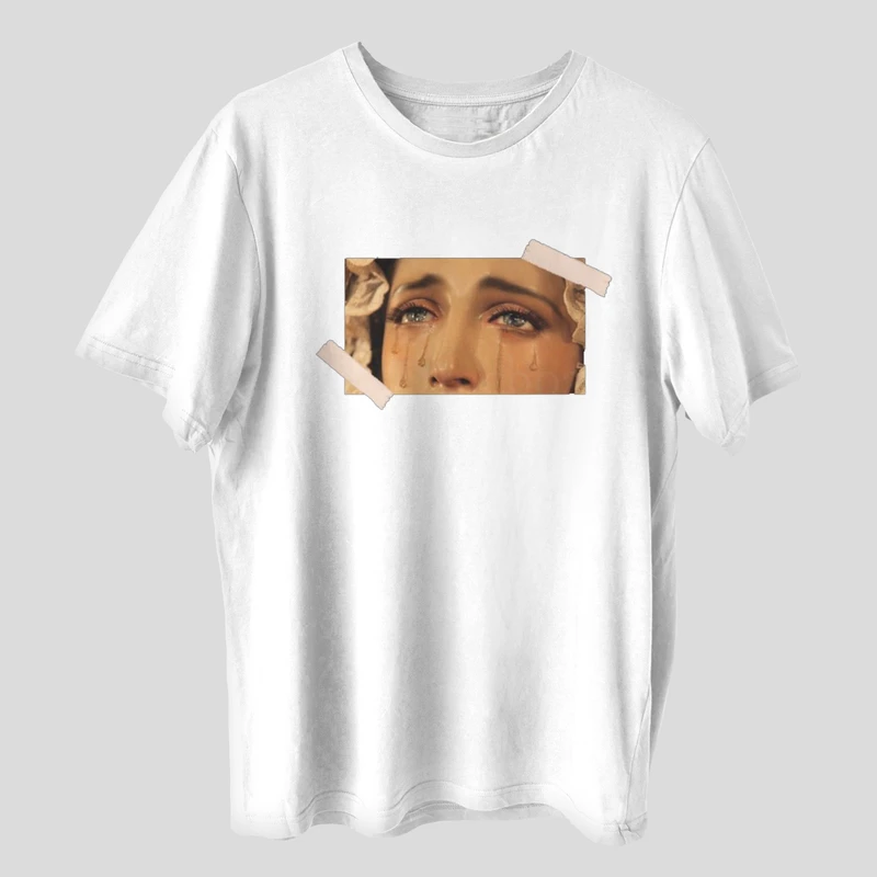 تی شرت آستین کوتاه مردانه مدل نقاشی هنری چشم کد mo270