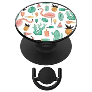 پایه نگه دارنده گوشی موبایل پاپ سوکت آکام مدل APSC01892 به همراه پاپ کلیپ