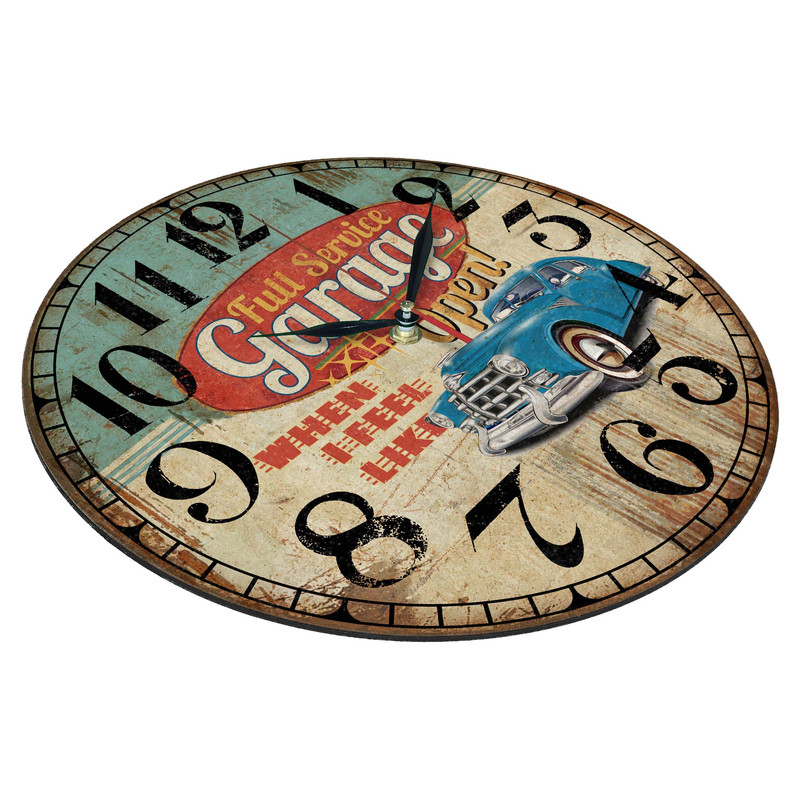 ساعت دیواری مدل 1116 طرح ماشین قدیمی