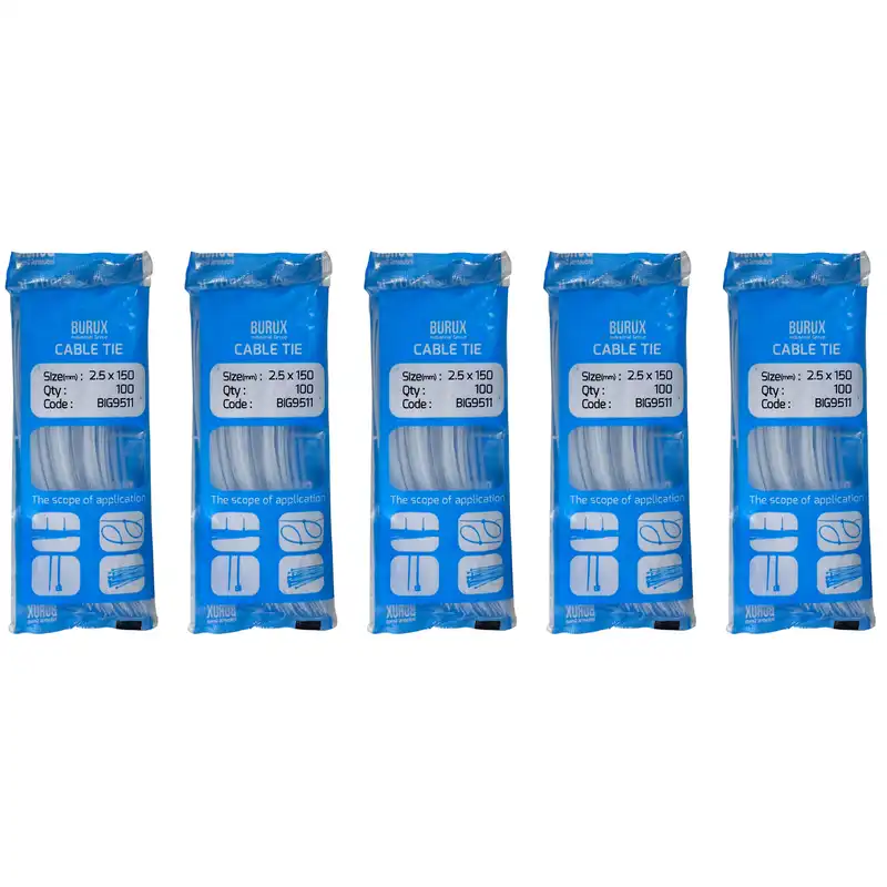 بست کمربندی بروکس مدل BIG9511 بسته 500 عددی