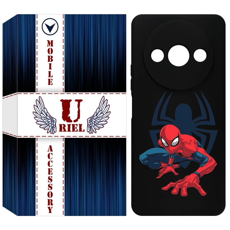 کاور یوریل مدل KSH کد 75 طرح اسپایدرمن مناسب برای گوشی موبایل شیائومی Redmi A3 / A3x