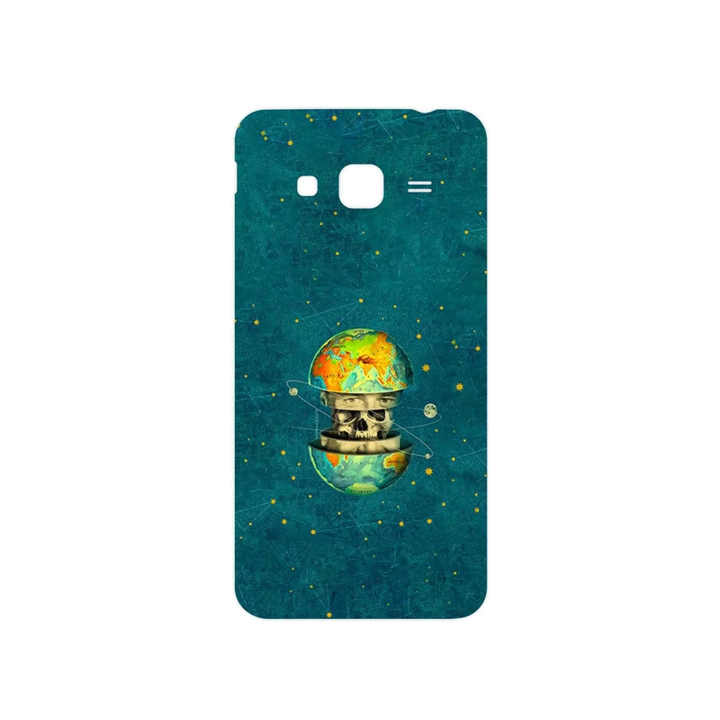 برچسب پوششی ماهوت مدل Collage of Earth Face مناسب برای گوشی موبایل سامسونگ Galaxy J3 2016