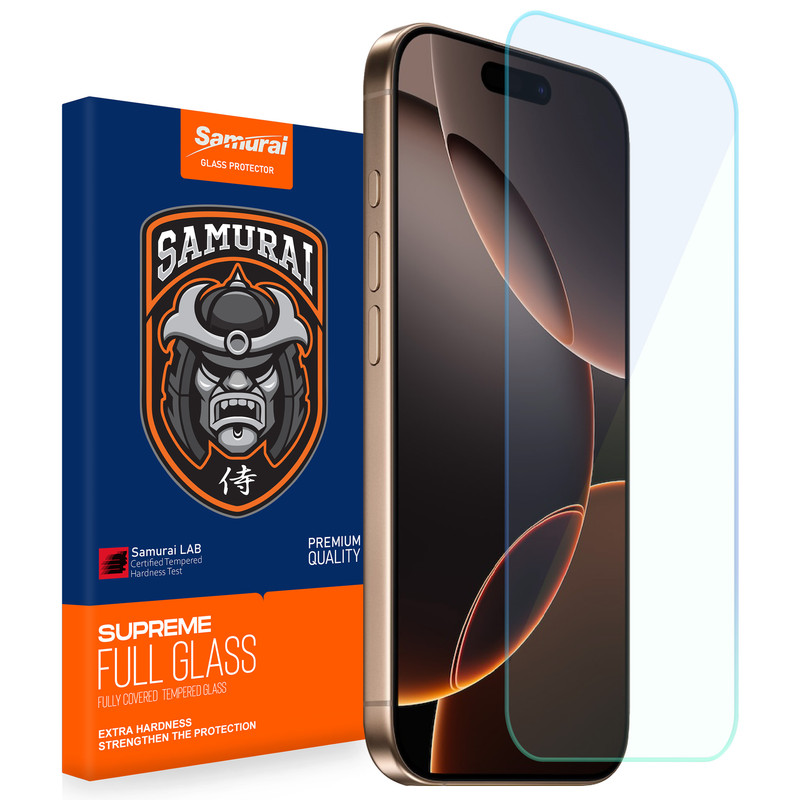 محافظ صفحه نمایش سامورایی مدل Invisiglass مناسب برای گوشی موبایل اپل iPhone 16 Pro Max
