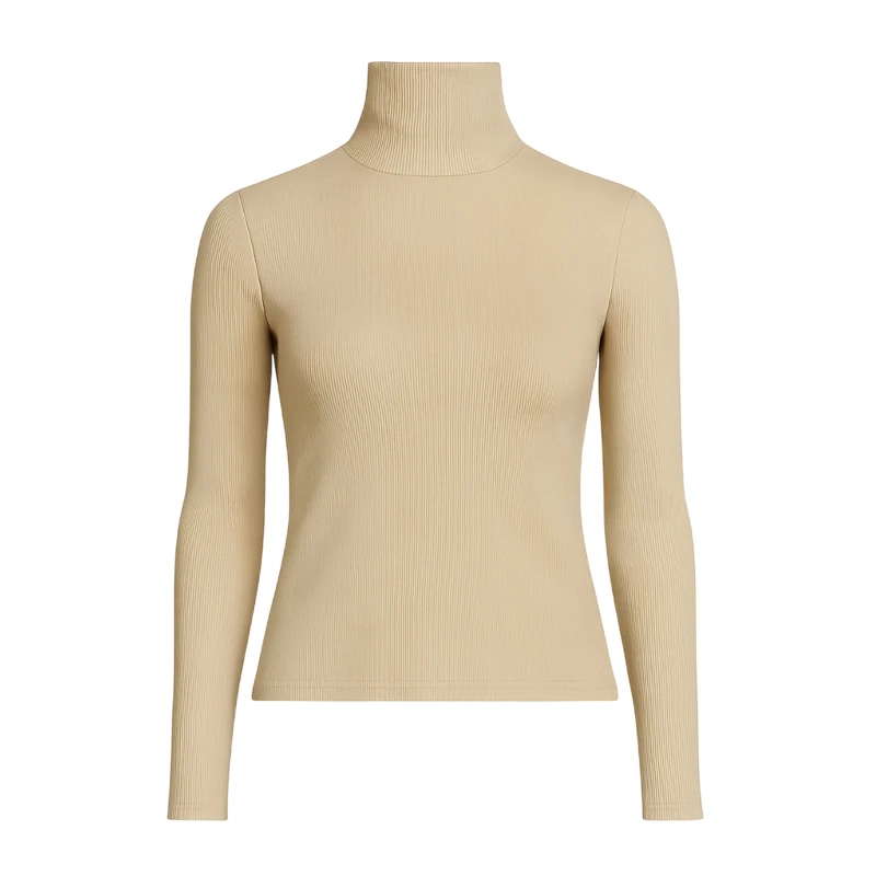 بلوز آستین بلند یقه اسکی زنانه ایپلیک زی مدل کبریتی کد IP24.1