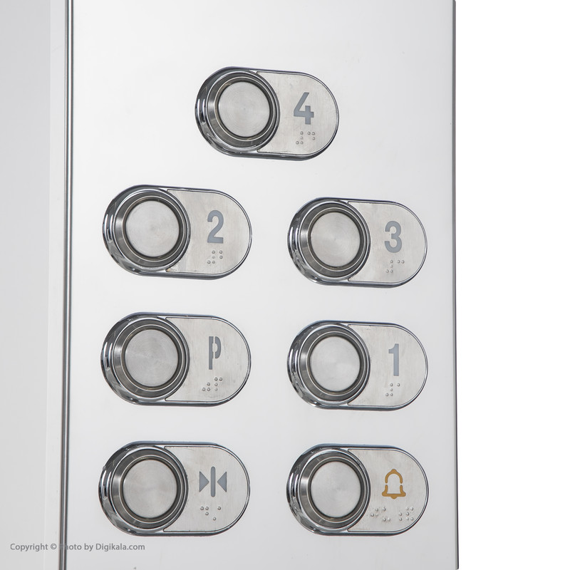 شستی کابین آسانسور مدیا مدل دیبا شستی کابین آسانسور مدیا مدل دیبا