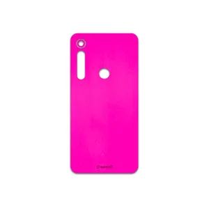 MAHOOT Phosphorus-Pink Cover Sticker for Motorola One Macro