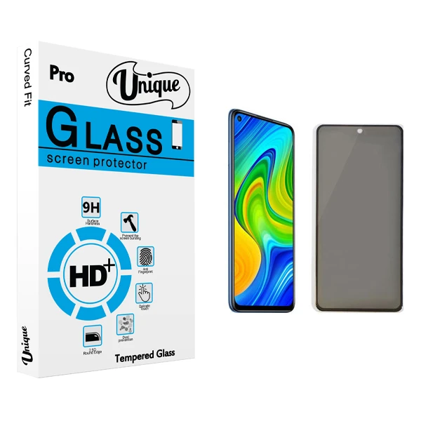 محافظ صفحه نمایش حریم شخصی یونیک مدل ULTRA مناسب برای گوشی موبایل شیائومی Redmi Note 9s