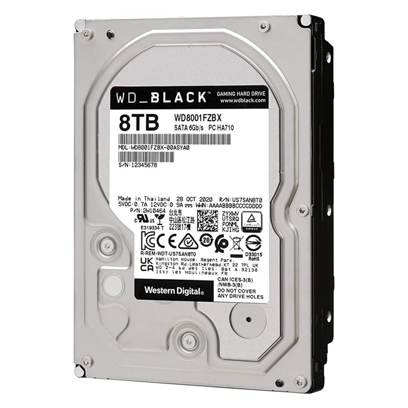 هارددیسک اینترنال وسترن دیجیتال مدل Black WD8001FZBX ظرفیت 8 ترابایت 2