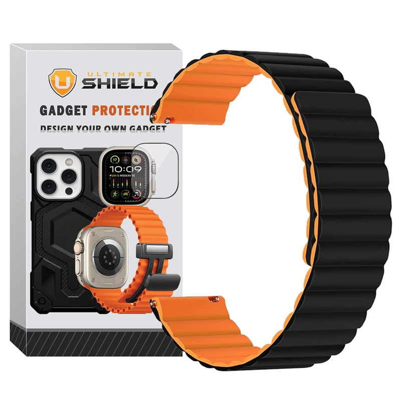 بند آلتیمیت شیلد مدل SIC Link UL BK TW مناسب برای ساعت هوشمند کیو سی وای GTC / GTS / GS / GT