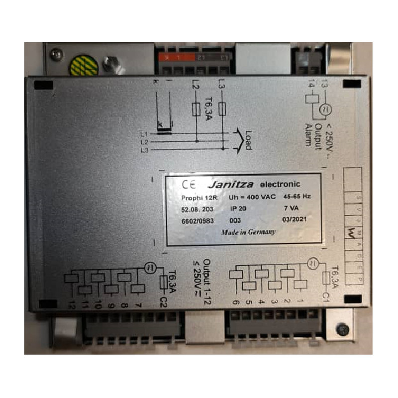 رگولاتور بانک خازن جانیتزا مدل پروفی  12R