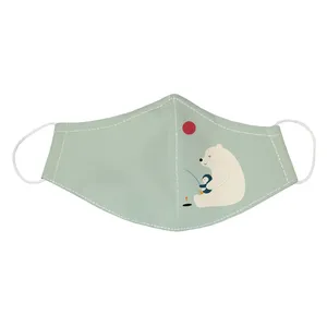 ماسک پارچه ای طرح قطب مدل 026