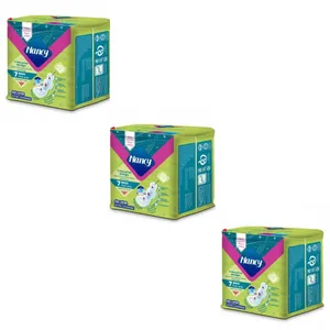 نوار بهداشتی بالدار نازک نانسی مدل extra coverage سایز خیلی خیلی بزرگ سه بسته 7 عددی