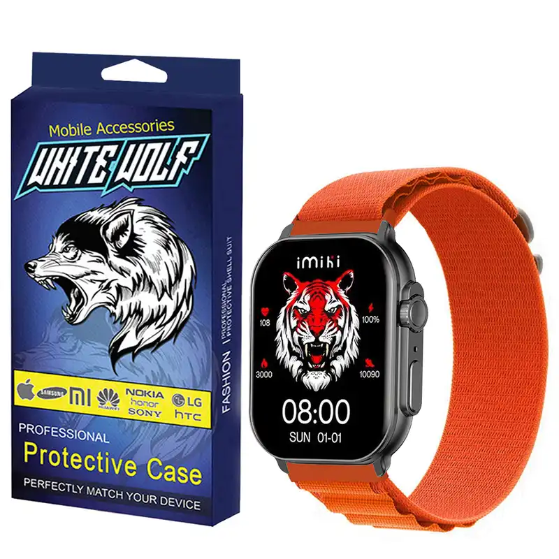 بند وایت ولف مدل WB-Alpine مناسب برای ساعت هوشمند ایمیکی SF1E
