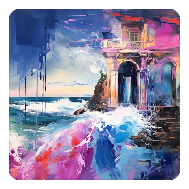 مگنت کاکتی طرح نقاشی رنگ روغن مدل mp70427