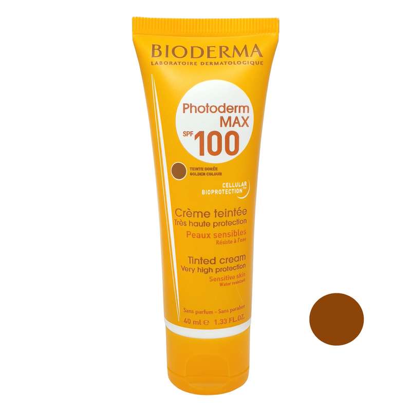 کرم ضد آفتاب رنگی بیودرما مدل Golden colour حجم 40 میلی لیتر کرم ضد آفتاب رنگی بیودرما مدل Golden colour حجم 40 میلی لیتر
