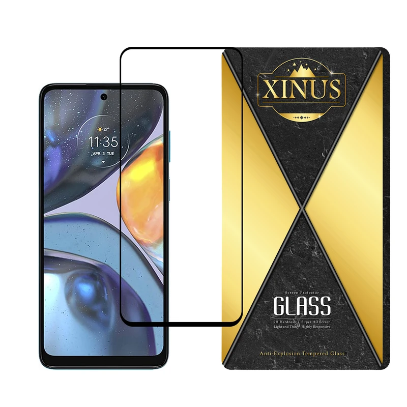 محافظ صفحه نمایش فول ژینوس مدل  FULPLUSX مناسب برای گوشی موبایل موتورولا Moto G22