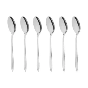 قاشق چای خوری ناب استیل مدل Palermo بسته 6 عددی