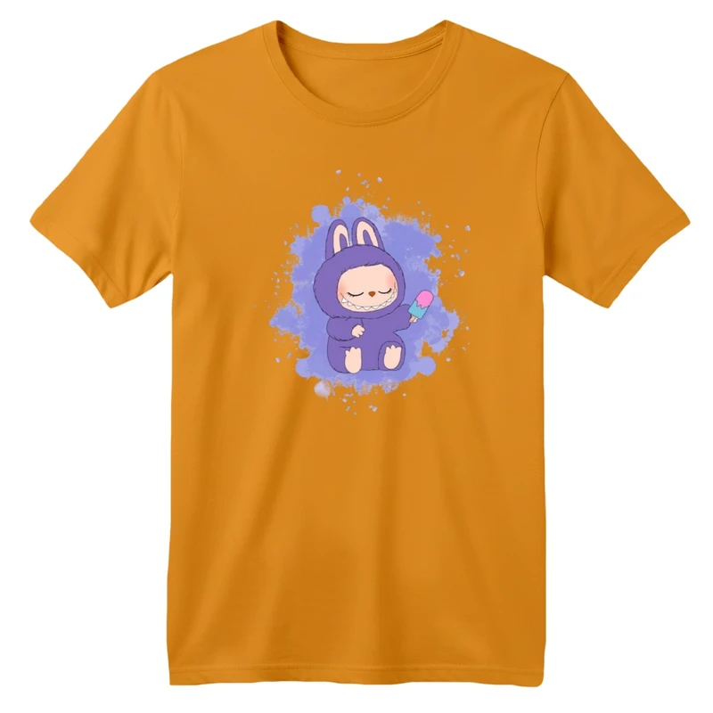 تی‌شرت آستین کوتاه لانگ بچگانه مدل لبوبو