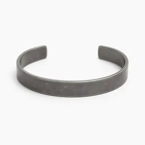 دستبند مردانه مدل بنگل ساده کد 120