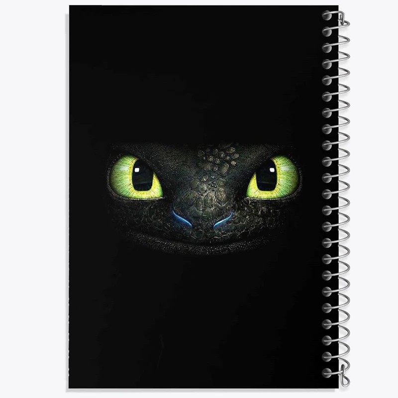 دفتر نت موسیقی 50 برگ خندالو مدل اژدها سواران DreamWorks Dragons کد 13756