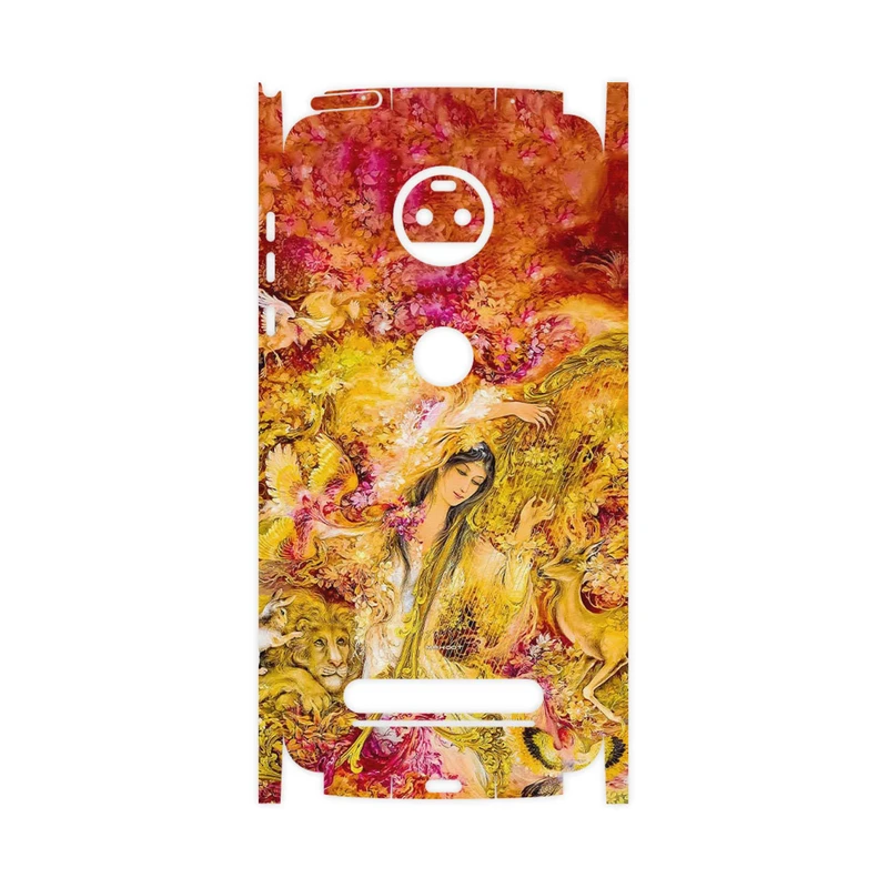 برچسب پوششی ماهوت مدل Persian miniature 1-FullSkin مناسب برای گوشی موبایل موتورولا Moto Z2 Force