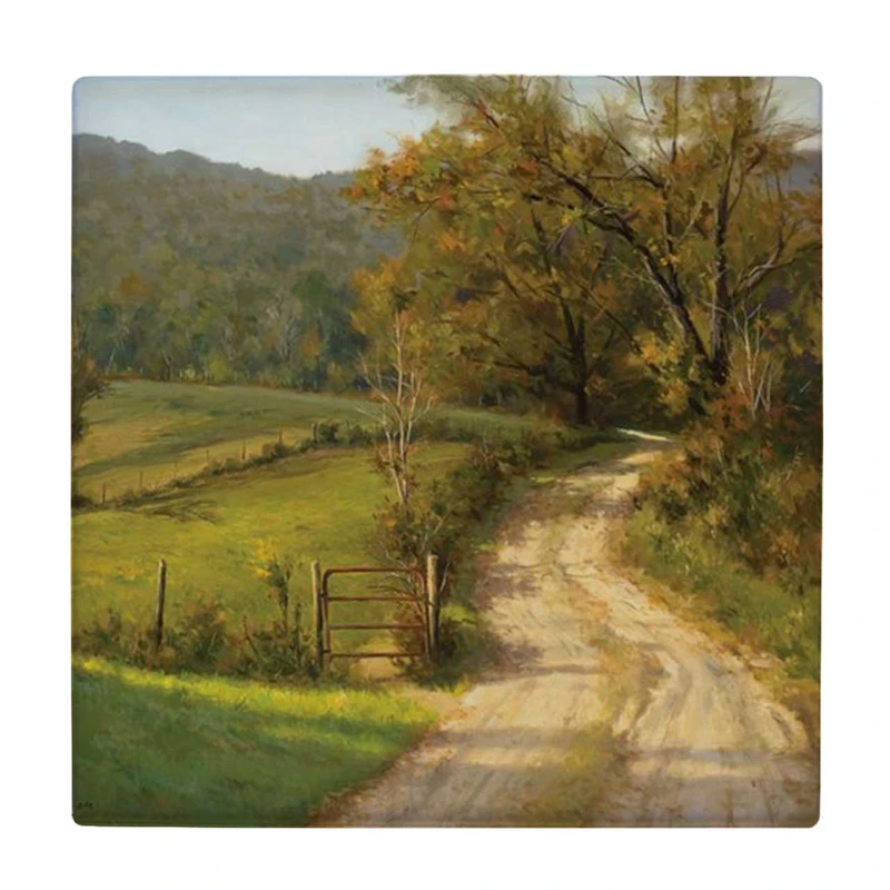 زیر لیوانی طرح جاده ای به سوی جنگل کد    3888683_2096