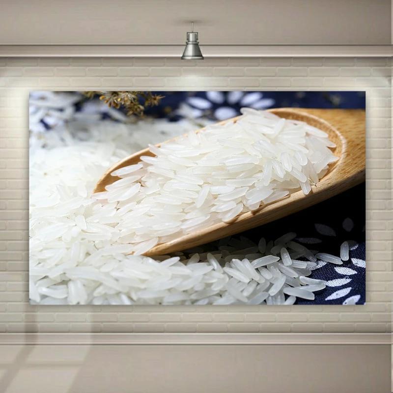 پوستر پارچه ای طرح غلات مدل برنج  مدل SDP1725