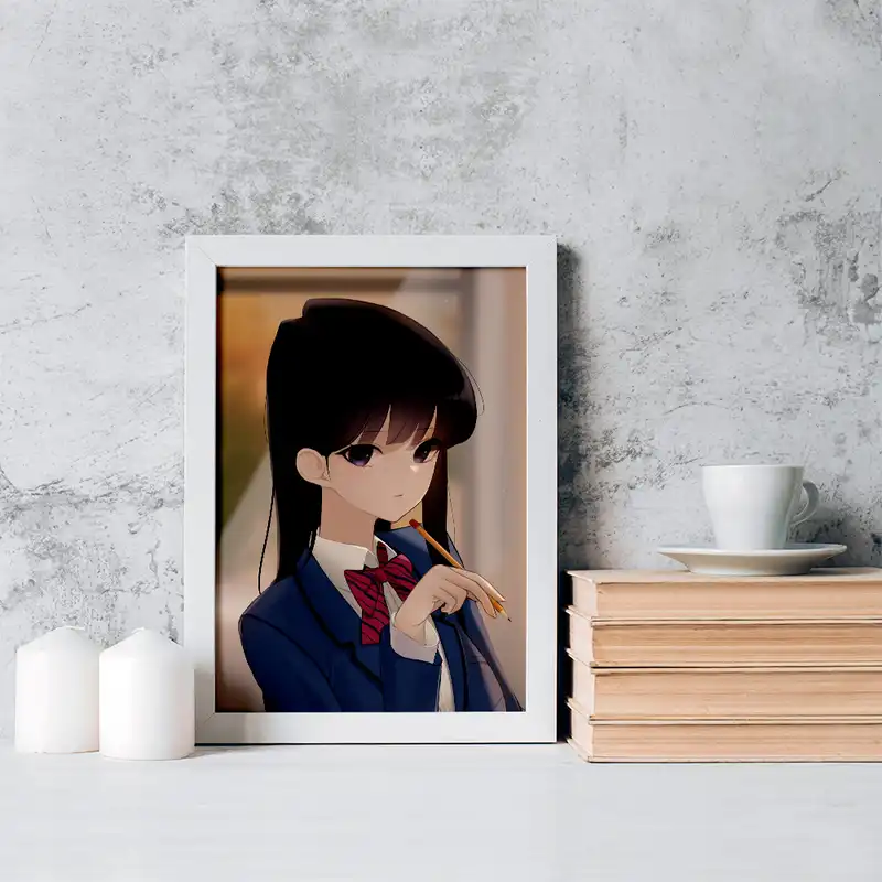 تابلو خندالو مدل انیمه کومی سان کد 16103