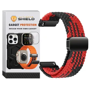 بند آلتیمیت شیلد مدل Braided Magsolo Mix TW مناسب برای ساعت هوشمند هپی تاچ K59 Pro / K56 Pro Ultra 22mm
