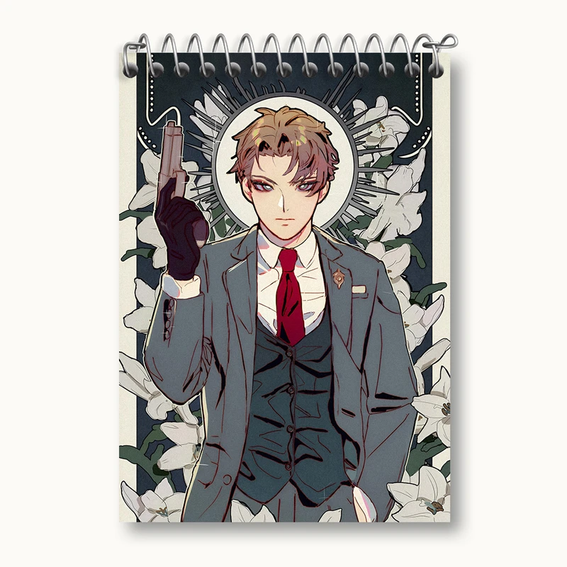 دفتر یادداشت 50 برگ خندالو طرح لويد فورجر انیمه اسپای ایکس فمیلی کد N4954