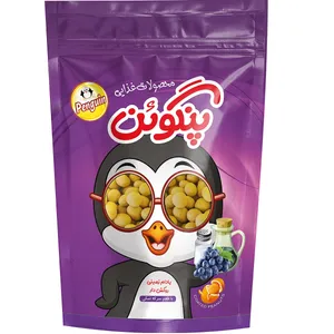 بادام زمینی روکش دار دراژه هلندی با طعم سرکه نمکی پنگوئن - 450 گرم