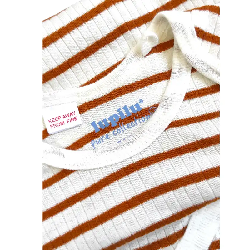 بادی آستین بلند نوزادی لوپیلو مدل A00 مجموعه 2 عددی