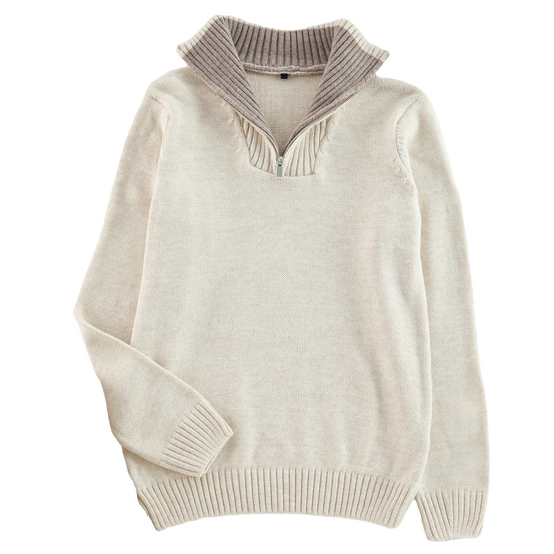 پلیور یقه برگردان مردانه مدل 820033031 طرح ترندیول