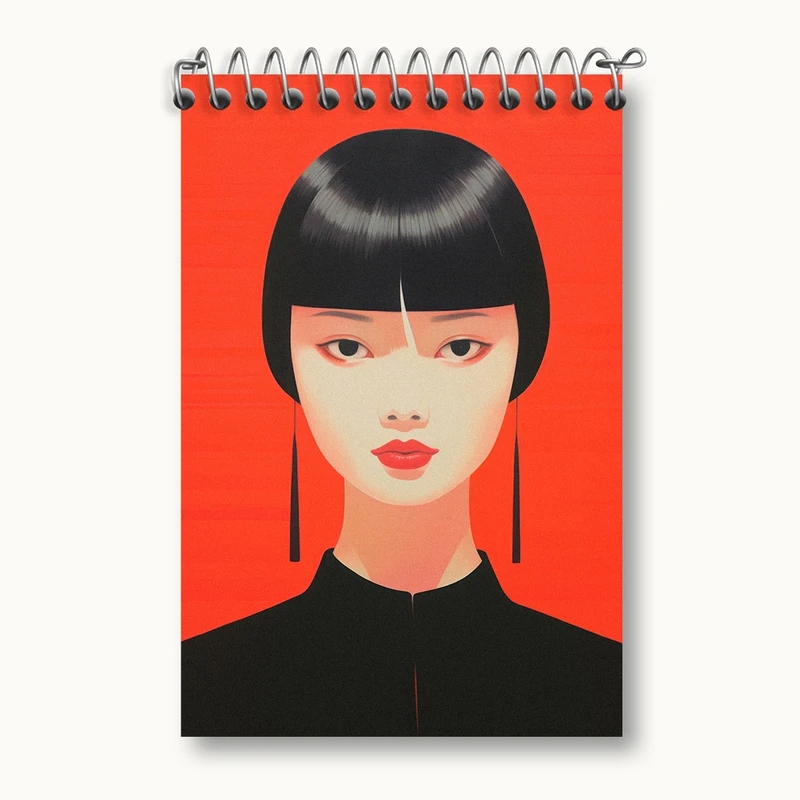 دفتر یادداشت 50 برگ خندالو مدل دخترانه کد F2659