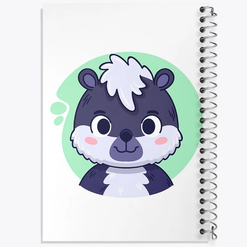 دفتر نقاشی 50 برگ خندالو طرح راسو حیوانات بامزه کد 37147