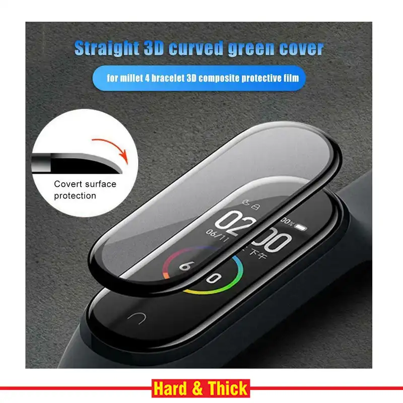 محافظ صفحه نمایش نانو هارد اند تیک مدل NHT مناسب برای ساعت هوشمند شیائومی Mi Band 7 بسته سه عددی