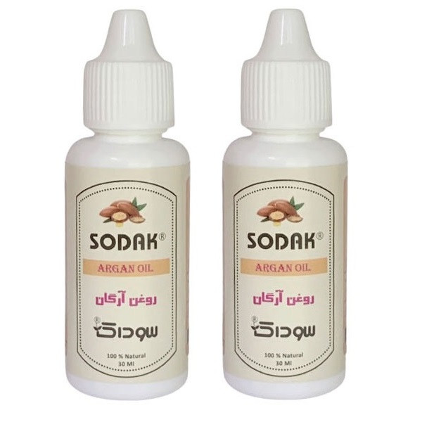 روغن صورت سوداک مدل آرگان حجم 30 میلی لیتر مجموعه 2 عددی