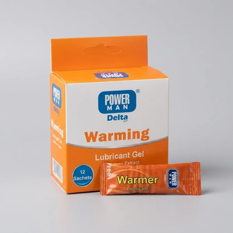 ژل تقویت جنسی دلتازکس مدل Warming بسته 12 عددی