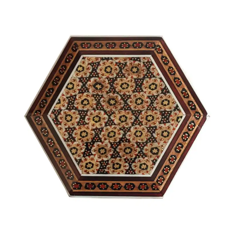 جعبه جواهرات خاتم کاری کد 002