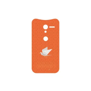 MAHOOT Minimalist origami bird Cover Sticker for Motorola Moto X