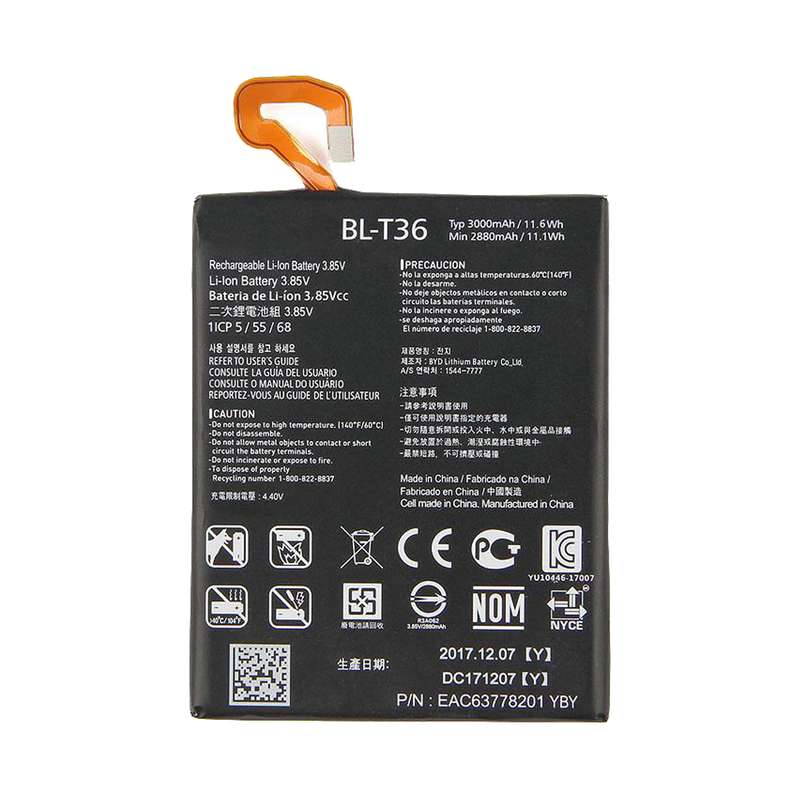 باتری موبایل مدل BL-T36 ظرفیت 3000 میلی آمپر ساعت مناسب برای گوشی ال جی K10 2018 / K30