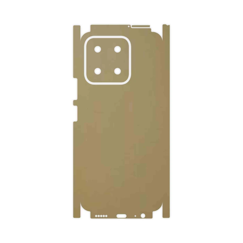 برچسب پوششی ماهوت مدل Matte-Gold-FullSkin مناسب برای گوشی موبایل آنر X5b