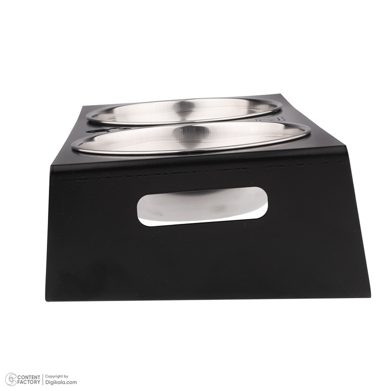 ظرف آب و غذا سگ و گربه تی بی تی مدل دو قلو