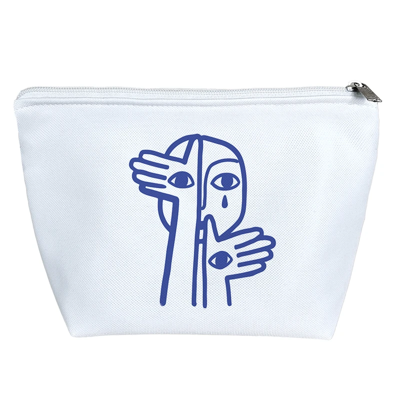 کیف لوازم آرایش دخترانه خندالو مدل چهره گریان کد 9998