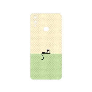 MAHOOT Minimal Internet Cat Icon Cover Sticker for Samsung Galaxy A10s
