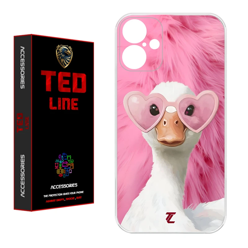 کاور تدلاین طرح اردک کد 1166 مناسب برای گوشی موبایل اپل Iphone 16