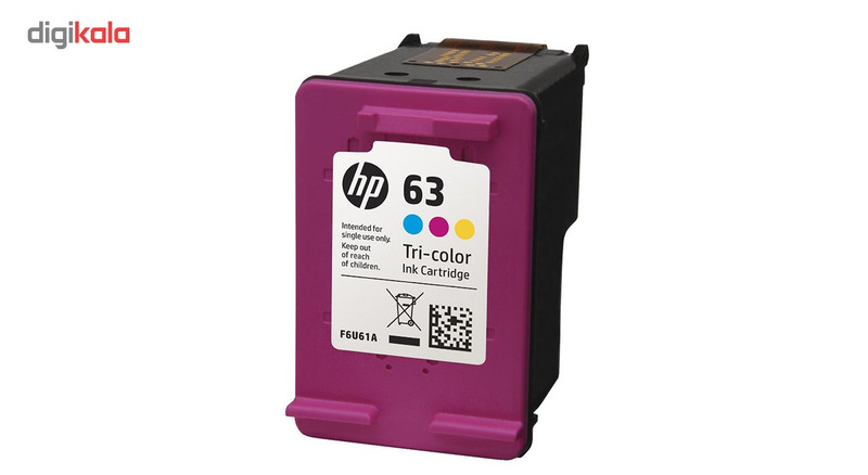کارتریج پرینتر رنگی اچ پی مدل 63