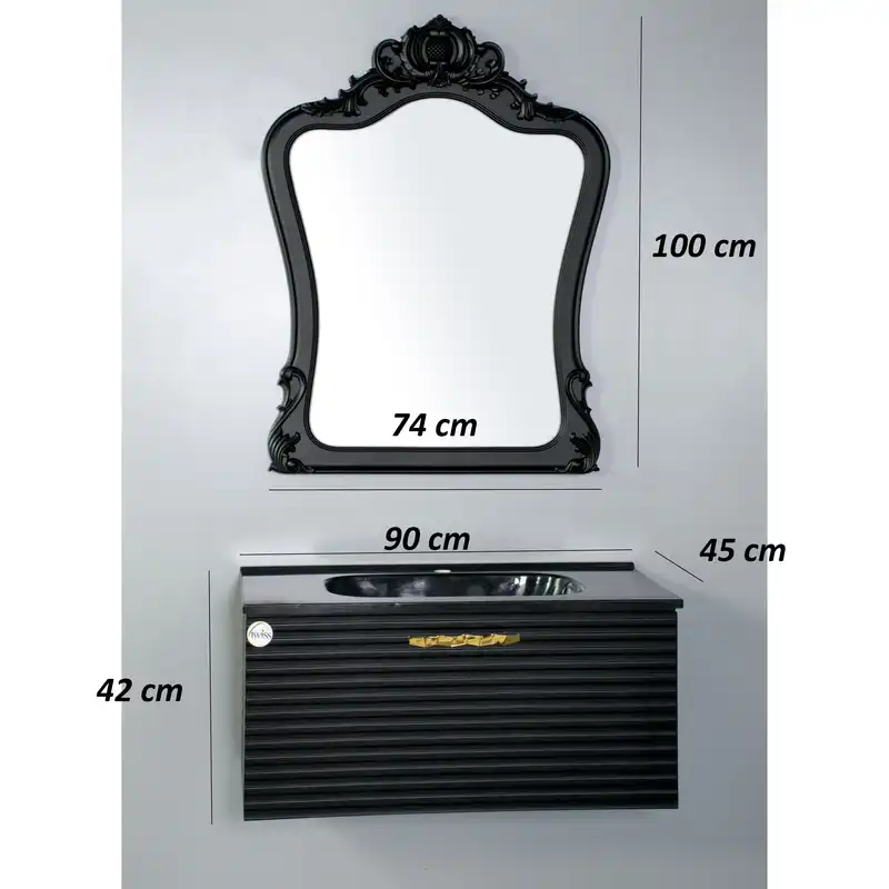 ست کابینت و روشویی توییس مدل tws 1015 به همراه آینه